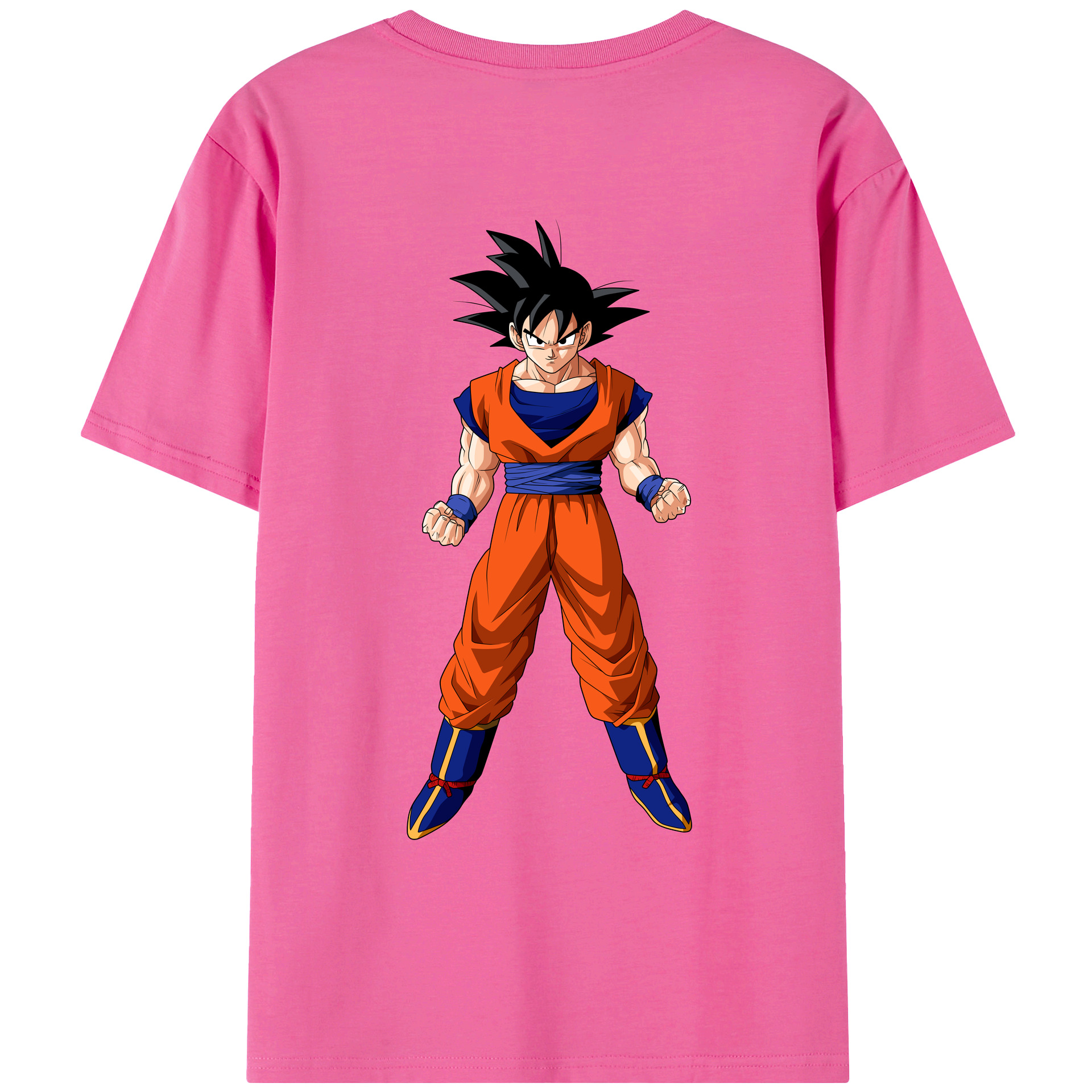 （画像用） ドラゴンボール 孫悟空（そん ごくう）Son Goku カカロット DRAGON BALL Kakarotto レディース半袖Tシャツ(バックプリント)